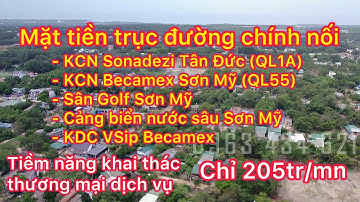 🔴1.130m, Ngay đường nối Sonadezi Tân Đức - Becamex Sơn Mỹ, Hàm Tân, Bình Thuận. 0963.434.621