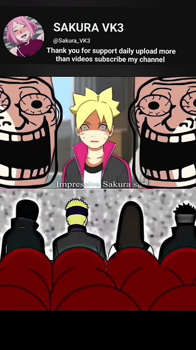 BORUTO X SAKURA MONEY MATTER #naruto#hinata#sasuke#sarada#kakashi#tsunade#jiraiya#minato#itachi