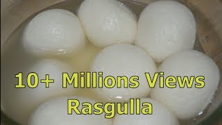 Bengali Rasgulla - Sponge Rasgulla Recipe | घर मे कैसे रसगुल्ले बनाये | How to make yummy rasgulla |