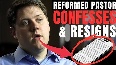 Reformed Pastor EXPOSED: What His Confession Letter Really Reveals