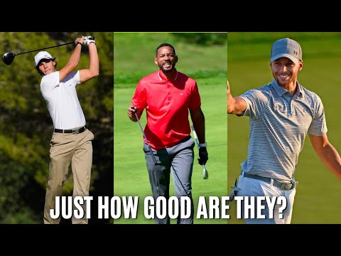 Top 15 Best Celebrity Golfers 2021 | Stephen Curry, Rafael Nadal, Will Smith | Part 2