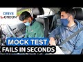 UK Driving test - Learner Driver FAILS TEST IN SECONDS - Mock Test - London 2021