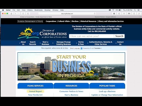 HOW TO START a business in Florida // Florida LLC // Business 101