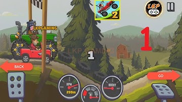 HILL CLIMB RACING 2 | ❤️NEW GAMEPLAY WALKTHROUGH❤️ Part 1| LKP GAMING