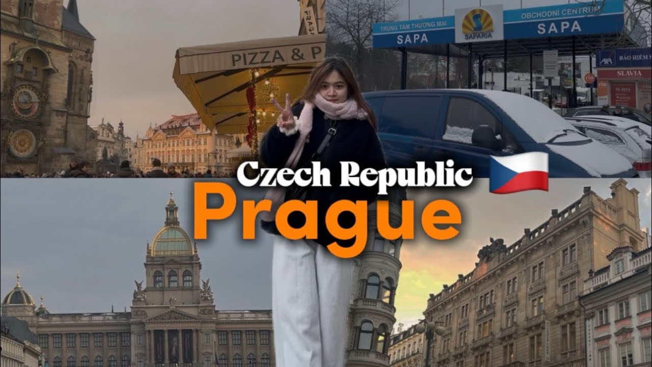 du học sinh Đức 🇩🇪 sang Séc: Phố cổ Prague & TTTM Sapa nổi tiếng | Czech Travelvlog 🇨🇿|pimikhongvui 