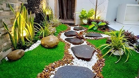 tiểu cảnh sân vườn mini đẹp hơn cả tuyệt vời