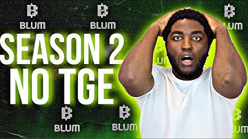 Blum Airdrop Season 2 is Here! 🚀 Earn Meme Points & Maximize Rewards | No TGE or Listing in Season 1