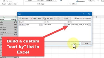 Sort your Excel sheet by a custom list