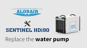How to Replace the Water Pump - Sentinel HDi90 Crawl Space Dehumidifier