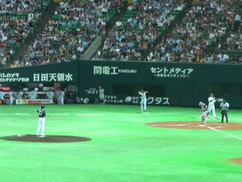 2011/8/24（水）　千葉ロッテ 34 木村　雄太投手　一軍初登板