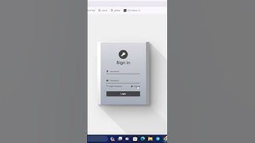 SignIn / login form Using HTML CSS  |  #loginform #shorts #shortsyoutube #ytshorts #webdevelopment