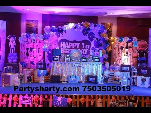 Boss Baby Themed Birthday Party In Itc Maurya Youtube - roblox birthday party ideas photo 1 of 1 catch my party