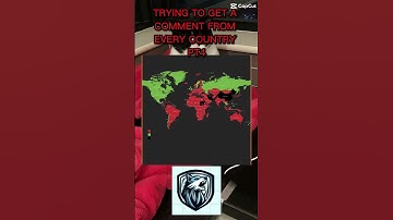 Getting a comment from every country pt4 #geography #mapping #shorts