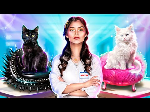 Мы спасли беременную кошку! Хороший vs плохой доктор!
