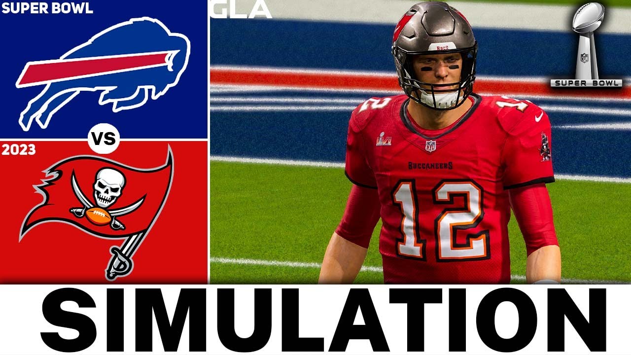 Bills Vs. Buccaneers Super Bowl 2023 LVII Simulation
