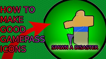 How To Make Good Gamepass Icons | ROBLOX