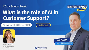 What is the role of AI in Customer Support? — Experience Matters!