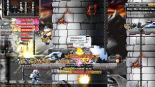 Maplestory level 113 Chief Bandit at Lion Heart Castle bearwolves