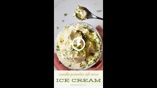 Soft-Serve Vanilla Ice Cream 