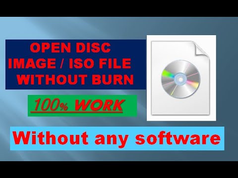 software to open disc image file