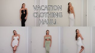 VACATION Clothing Haul 2024! | Sabo Skirt, Meshki, Whitefox Boutique, TJ Swim!