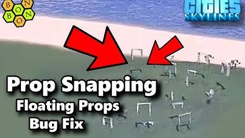 #CitiesSkylines - Prop Snapping Floating Rocks Mod Fix Tutorial