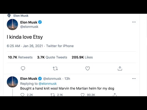 Etsy stock pops on Elon Musk tweet