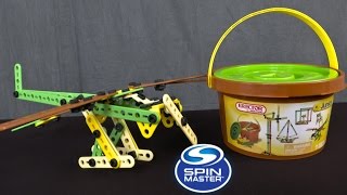 Meccano Erector Junior 100 Piece Bucket from Spin Master