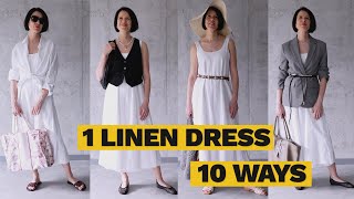 One Midi dress: 10 ways to wear it | Timeless Essentials | Maximize Your Wardrobe One Midi dress: 10 ways to wear it | Timeless Essentials | Maximize Your Wardrobe
