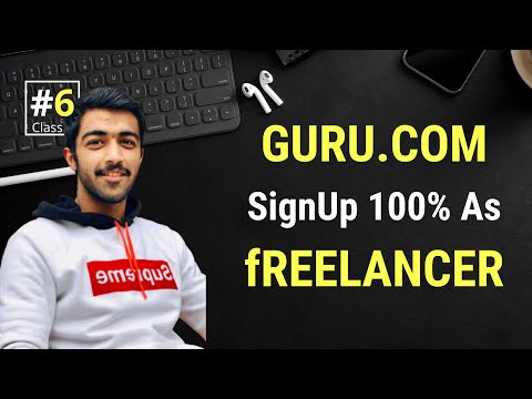 how to create account on guru.com || best work from home (freelancing)