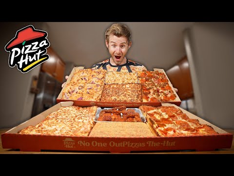 PIZZA HUT'S BIG DINNER BOX CHALLENGE.. DOUBLED! 
