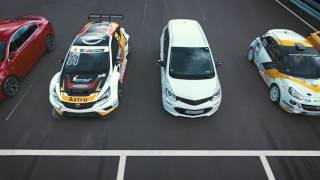 Opel Ampera e Drag Challenge vs  Astra TCR, ADAM R2 and OPC