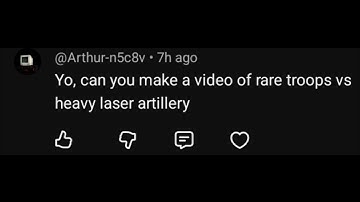 Noob Army Tycoon / what make do video rare troops vs Heavy Laser Artillery