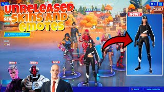 Joining Fortnite Lobbies Using Unreleased Skins And Emotes
