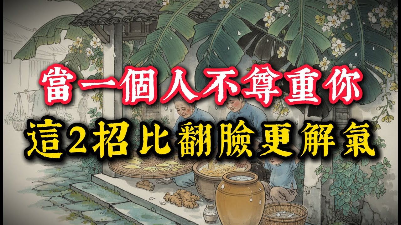 當一個人不尊重你时，用這2招比翻臉更解氣#人生智慧 #人生感悟 #成功思维模式 #处世智慧 #情感 #自我提升 #正能量 #心灵感悟 #人情世故