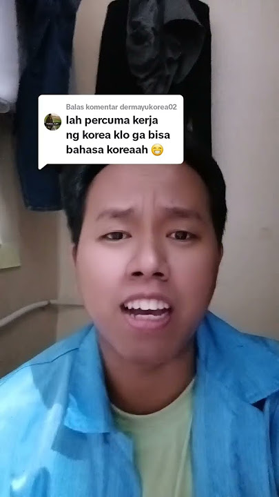 PERCAKAPAN BAHASA KOREA SEHARI HARI 