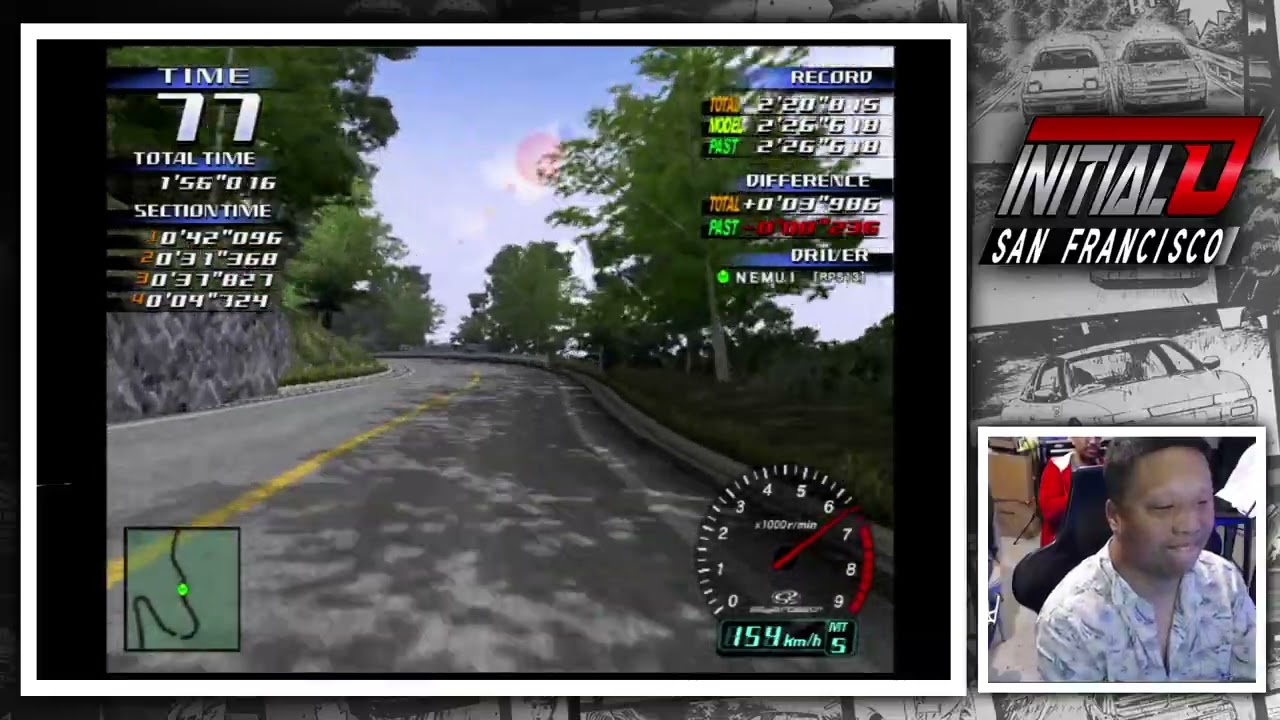 dugudagii Condensed phase 17 ドゥグダギ Initial D Arcade Stage Ver.3 — Time Attack NEMUI 180SX Akagi