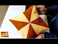 Beautiful and Easy Cushion Cover Cutting and Stitching || DIY Pillow / Cushion Cover Making