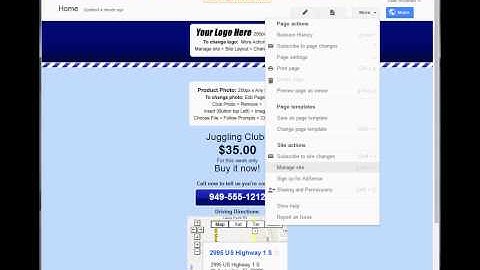 How to Make a Mobile Landing Page Using Google Sites