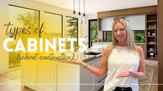 Different Types of Cabinets EXPLAINED!! | **FRAMED vs INSET vs FRAMELESS** Cabinet Construction