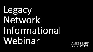 Fall 2025 Legacy Network Informational Webinar