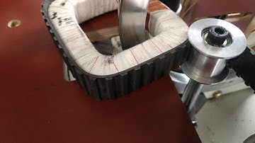 Rectangular core winding machine