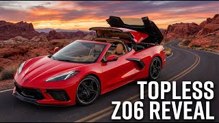 2025 Corvette Z06 going topless. I could watch this all day long! @FastCarGeek  like and Subscribe 😎