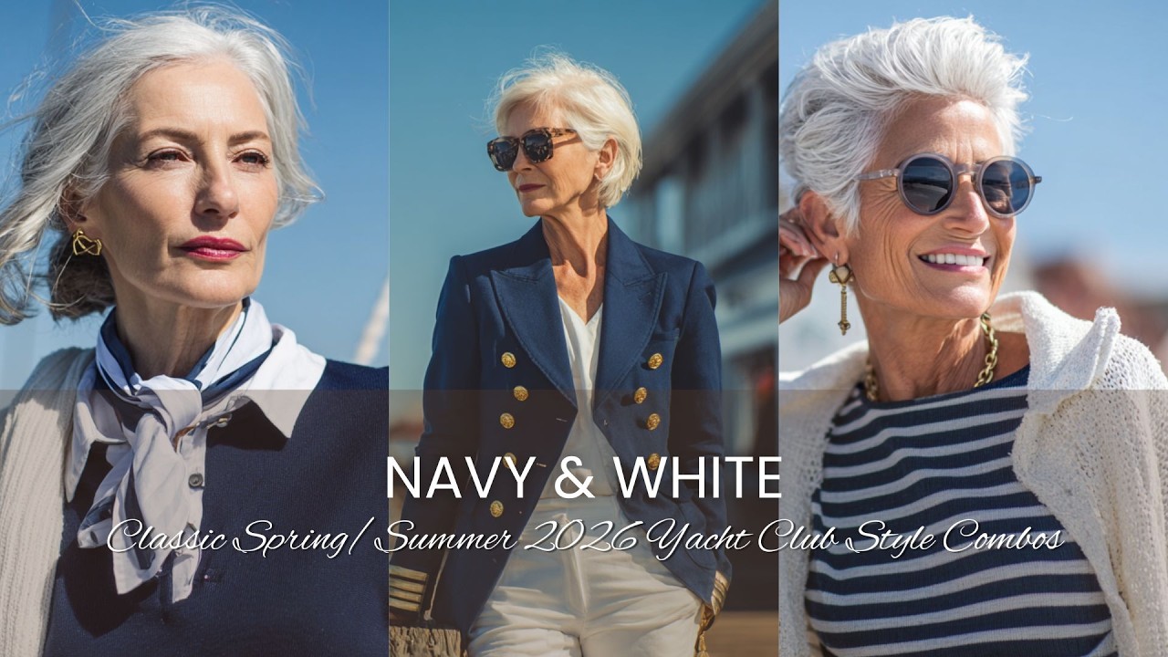 ⚓ Navy & White: Classic Spring/Summer 2026 Yacht Club Style Combos for Elegant Women Over 60 🛥️