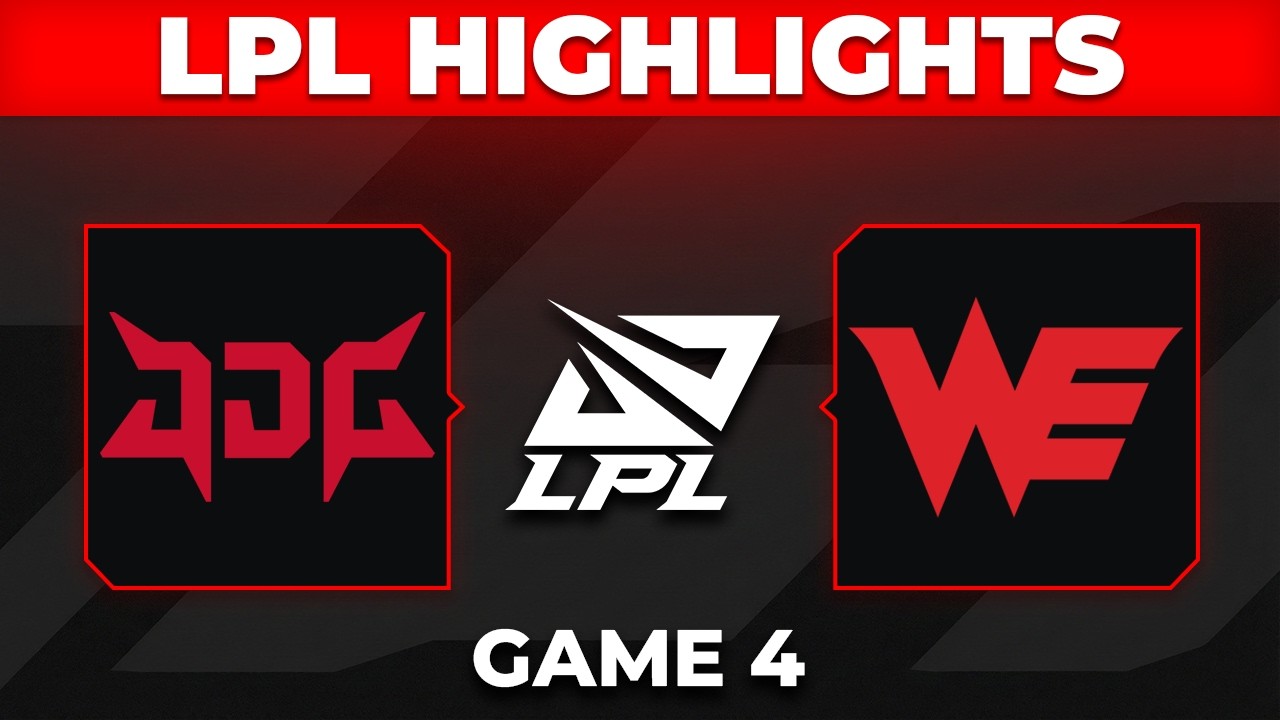 JDG vs WE Game 4 Highlights | LPL Regional Finals 2026 | JD Gaming vs Team WE