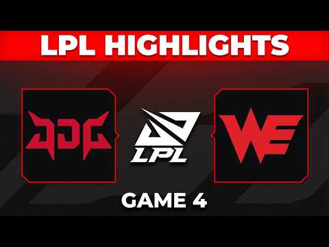 JDG vs WE Game 4 Highlights | LPL Regional Finals 2026 | JD Gaming vs Team WE