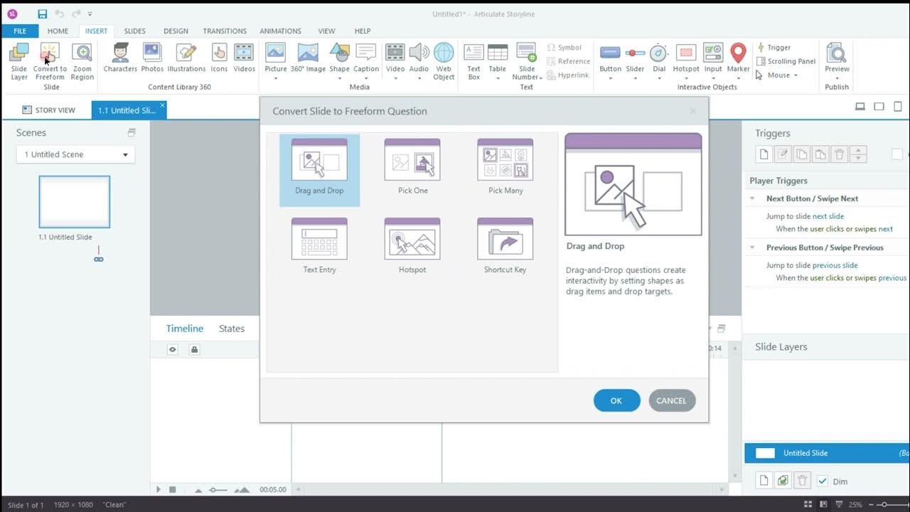 How to Create Puzzle Game in Storyline 1 (Part 1/7) YouTube