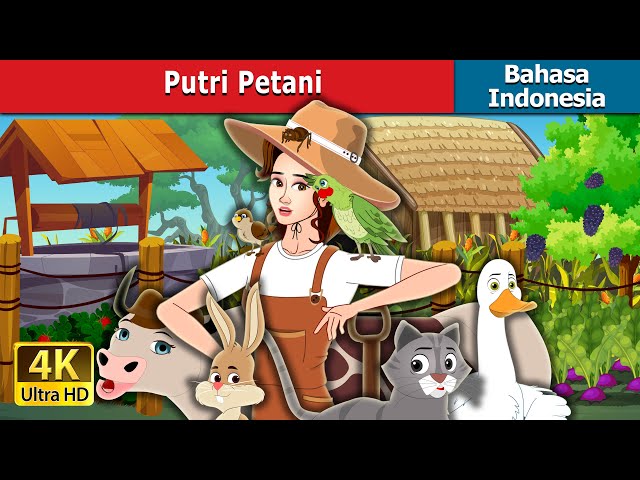 Putri Petani | The Farmer Princess in Indonesian | Dongeng Bahasa Indonesia @IndonesianFairyTales class=