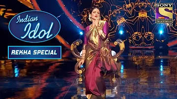 RekhaJi की अदाकारी से Stage पे लगे चार चाँद | Indian Idol Season | Bollywood Mix Performances
