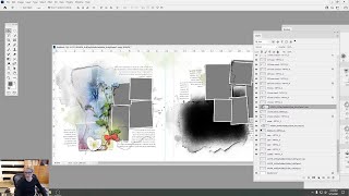 Digital Scrapbooking MultiFoto Template Album No. 1 Inspiration